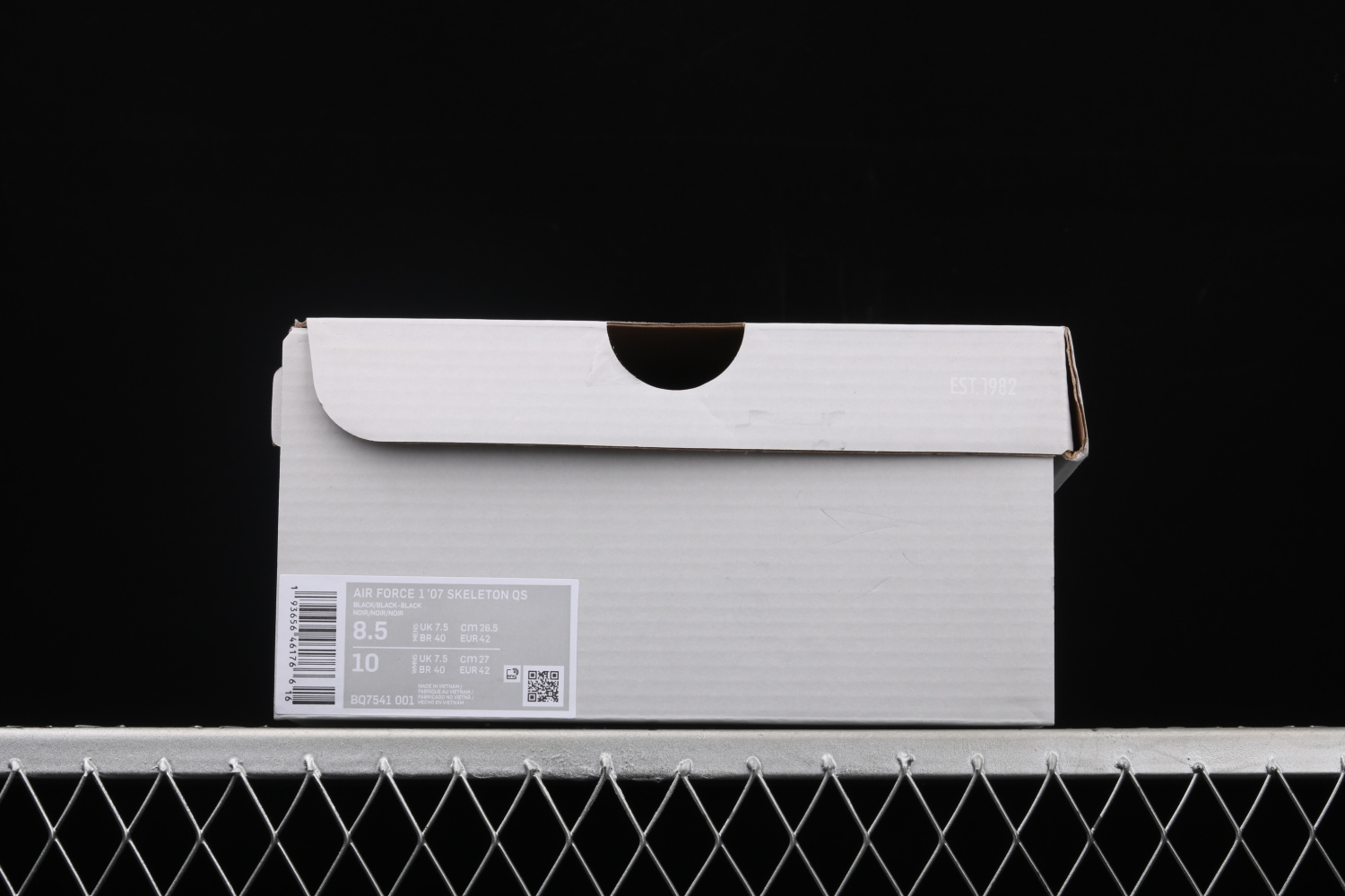 Nike Air Force 1 Low Black Skeleton Halloween BQ7541-001