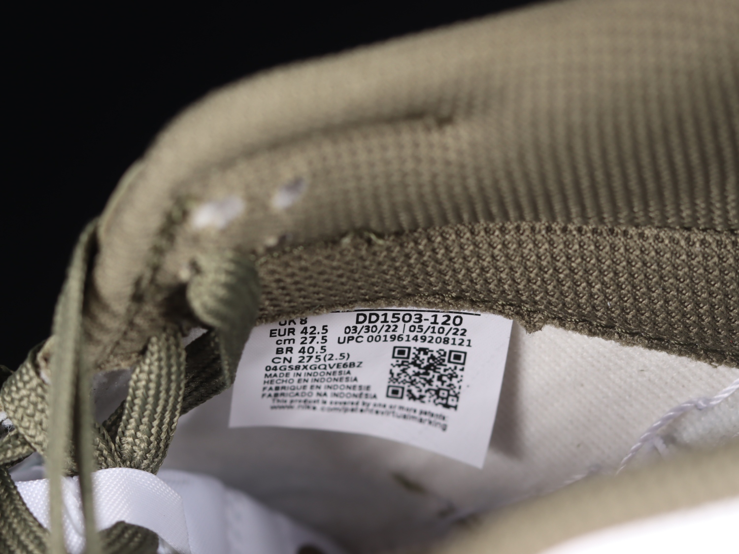 Nike Dunk Low Medium Olive DD1503-120