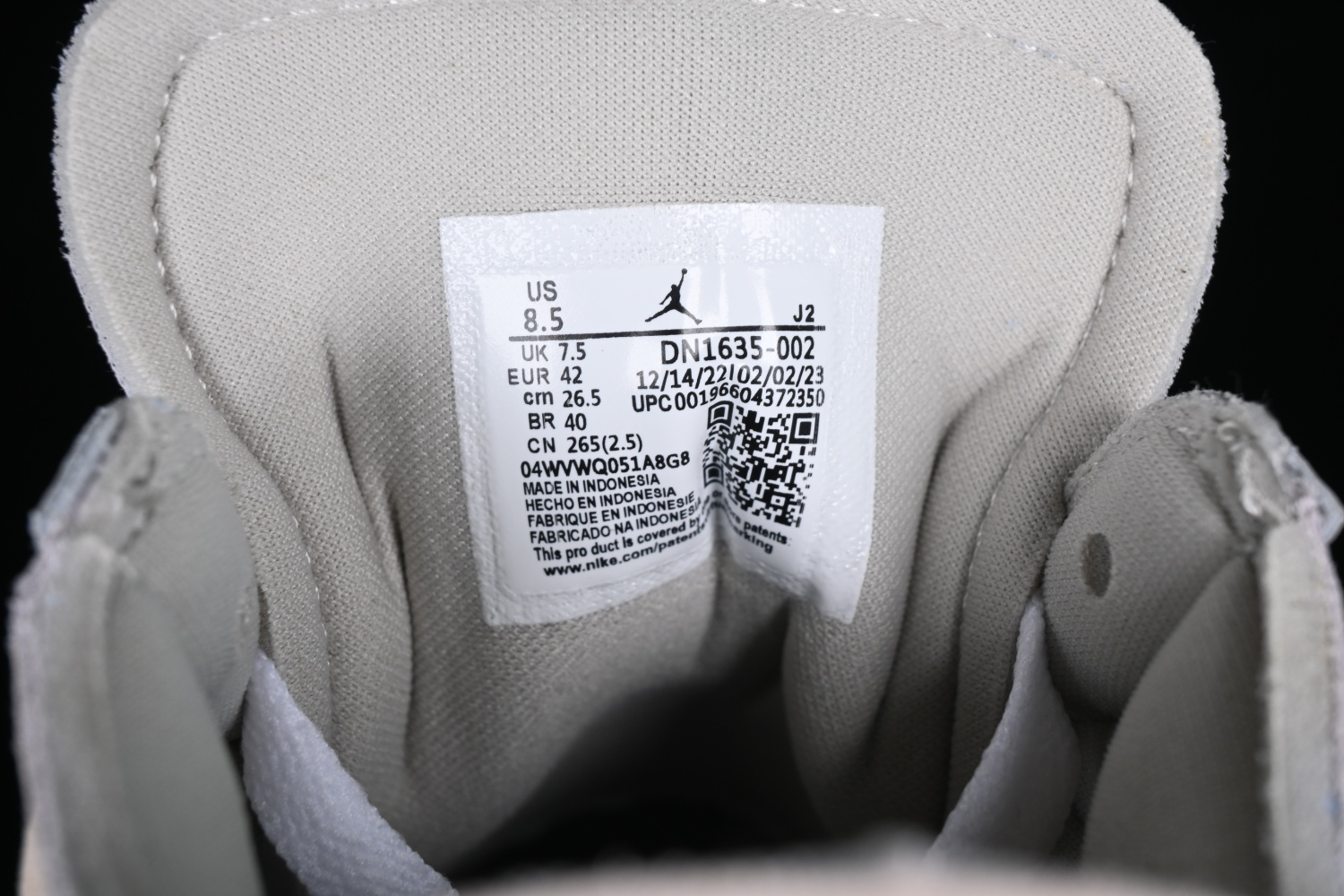 Jordan 1 Low SE Craft Inside Out Tech Grey DN1635-002