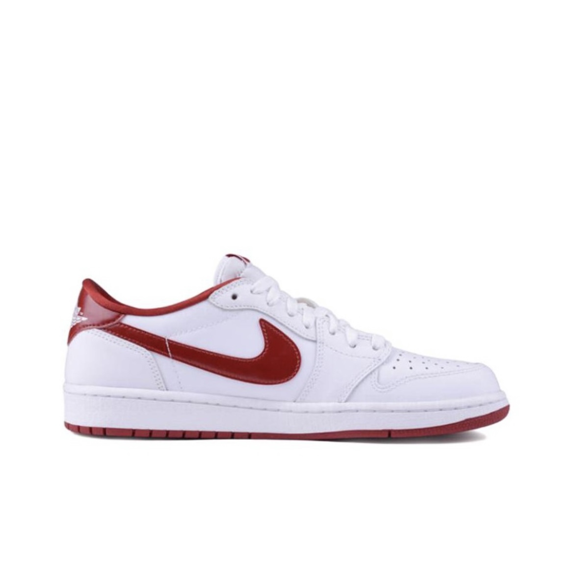 Jordan 1 Retro Low White Varsity Red  705329-101