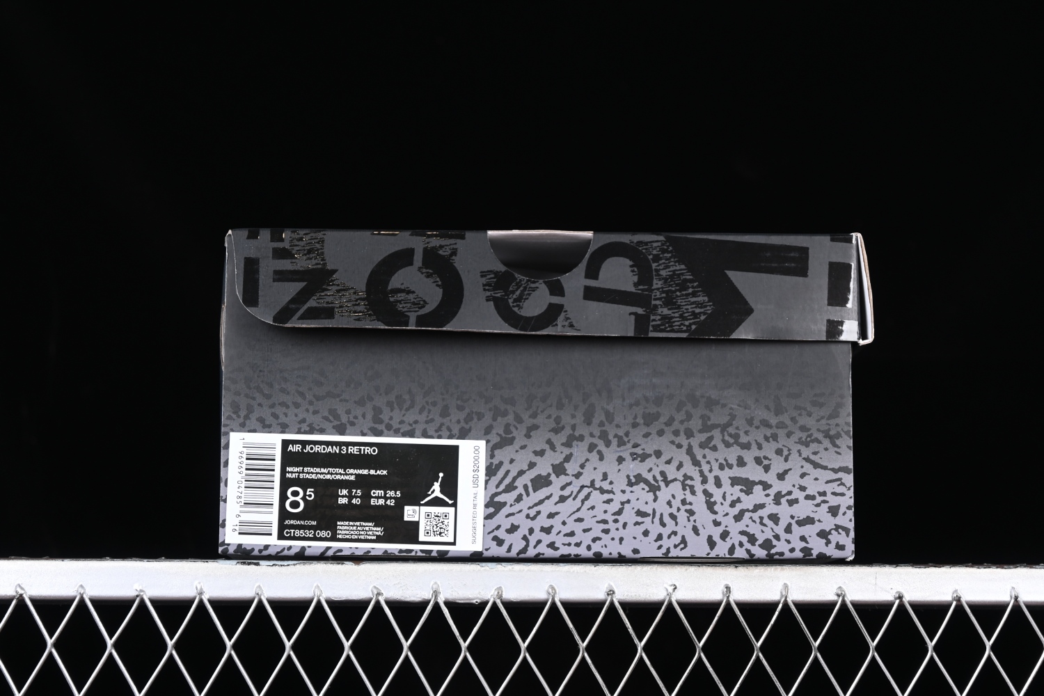 Air Jordan 3 Retro  Fear   CT8532-080