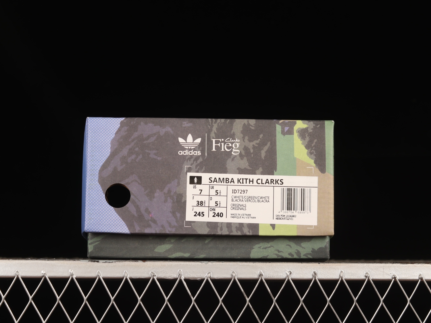 adidas Clarks 8th Street Samba by Ronnie Fieg Chalk White Green ID7297