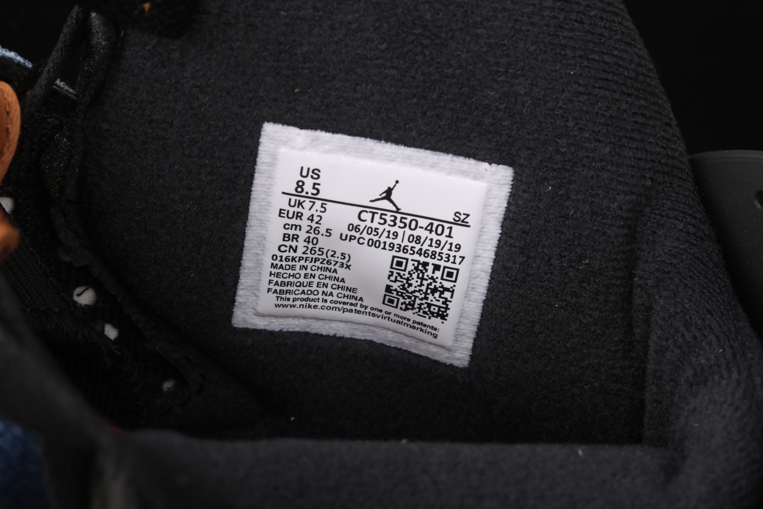Jordan 6 Retro Washed Denim CT5350-401