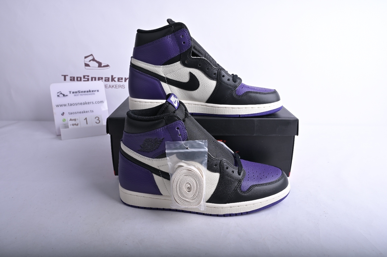 Jordan 1 Retro High Court Purple White 555088-501