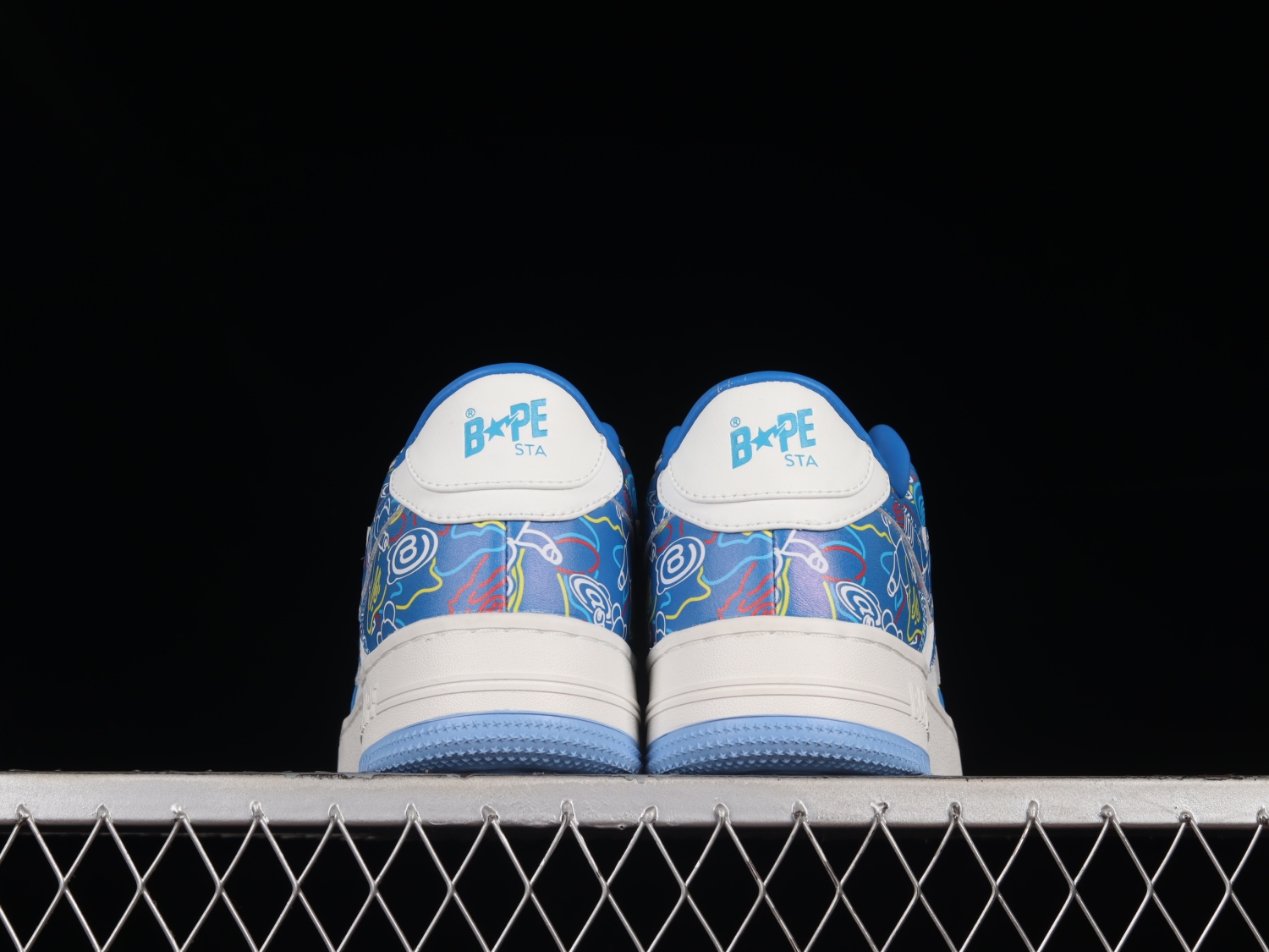 A Bathing Ape Bape Sta Medicom Toy Bearbrick Camo Blue 1H73191913