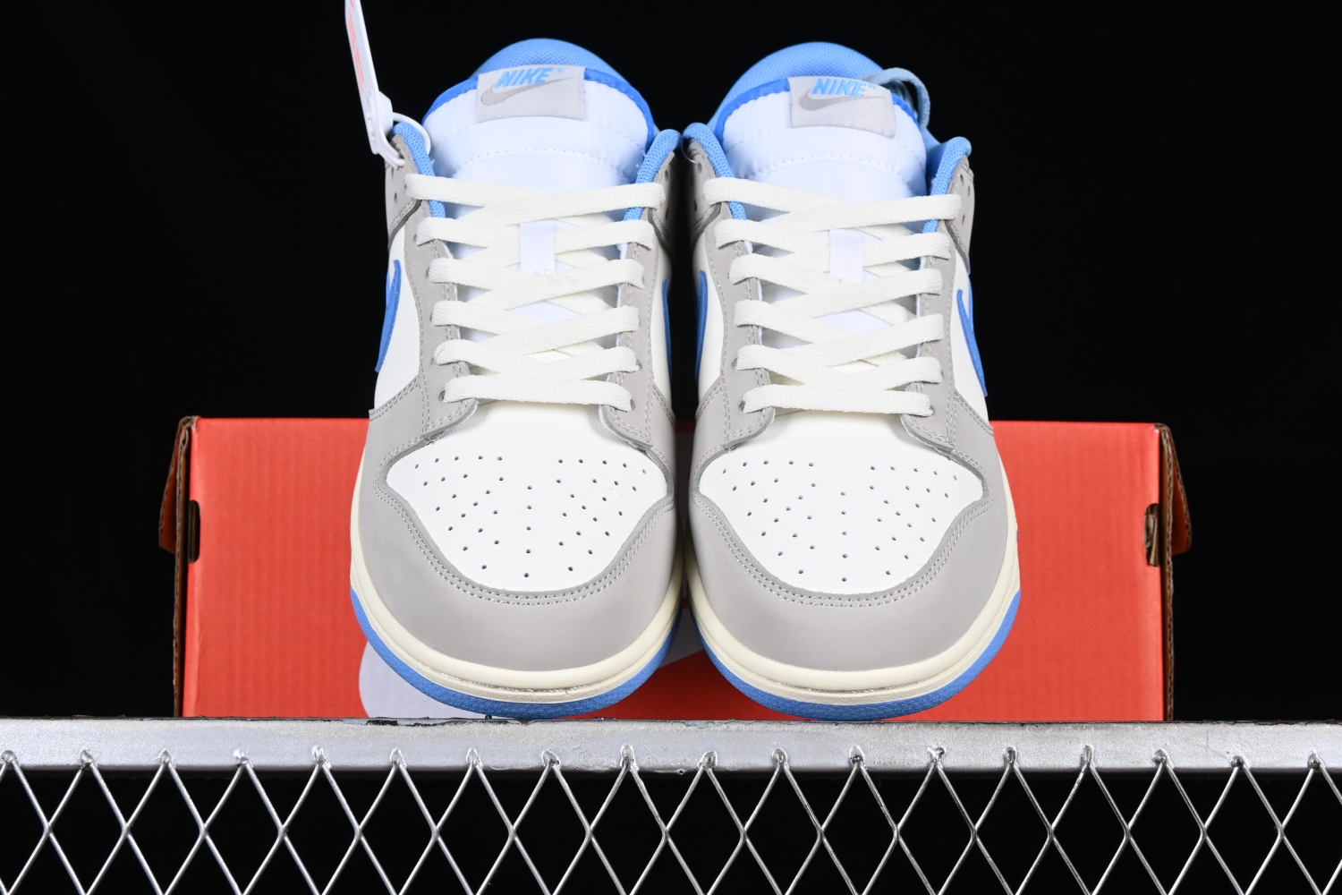 Nike Dunk Low Athletic Department Light Smoke Grey University Blue FN7488-133