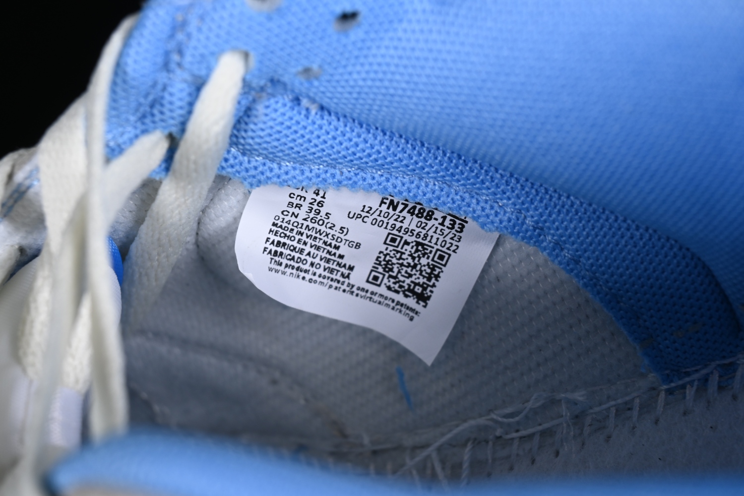 Nike Dunk Low Athletic Department Light Smoke Grey University Blue FN7488-133