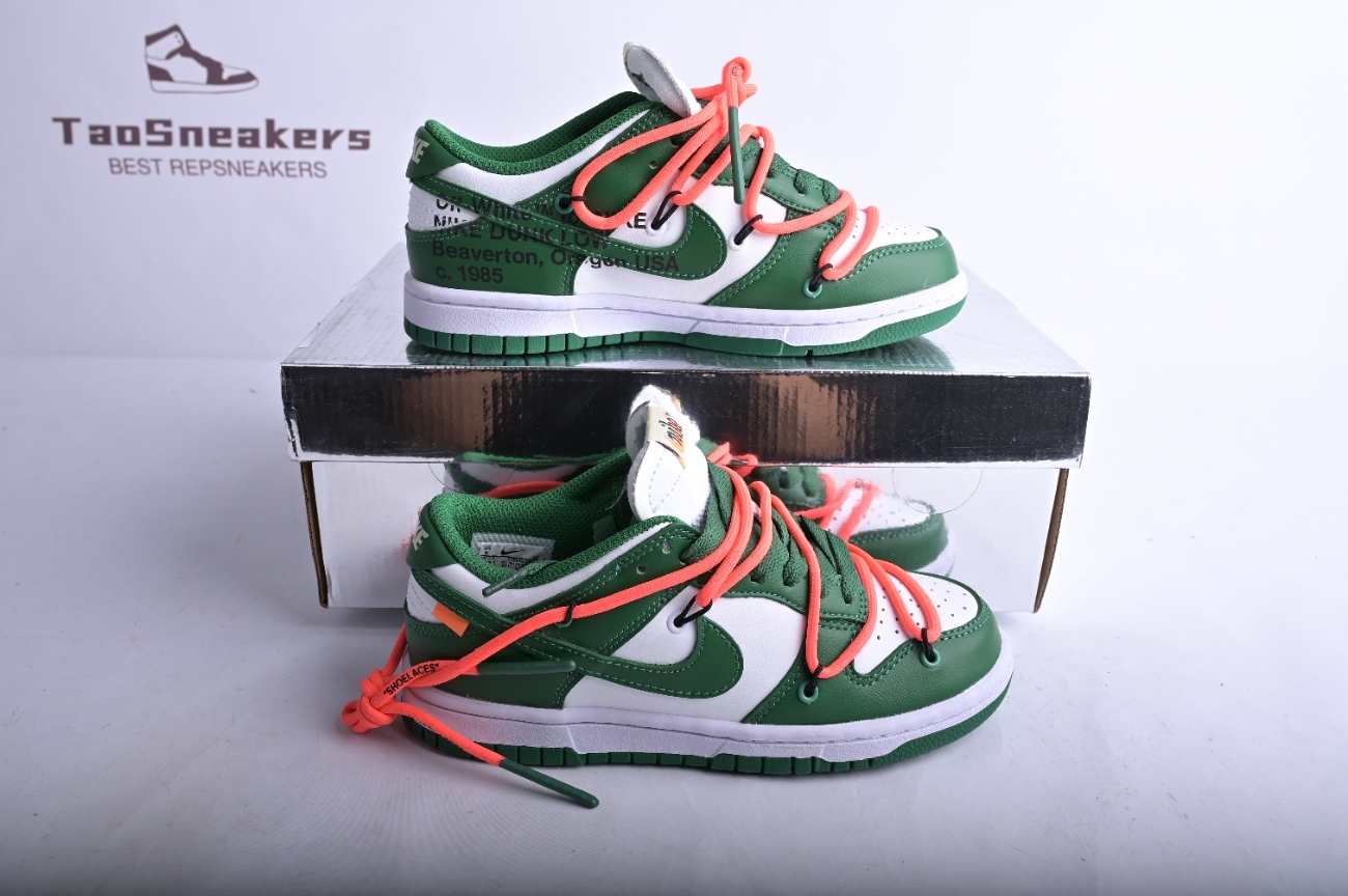 Nike Dunk Low Off-White Pine Green  CT0856-100
