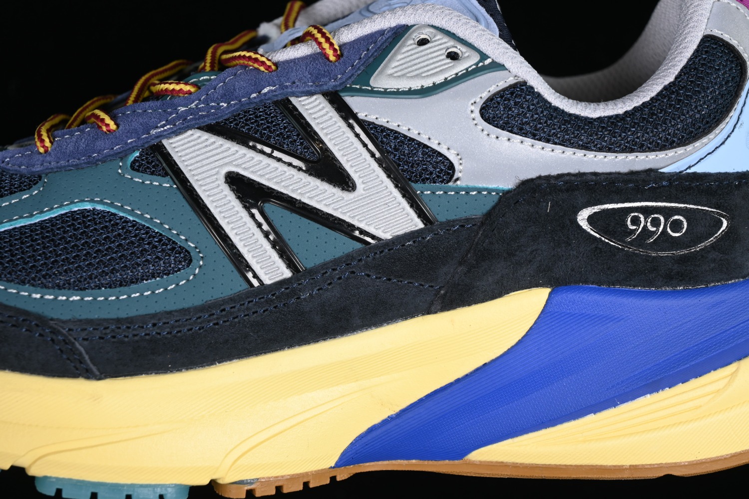 New Bal*nce 990v6 MiUSA Action Bronson Lapis Lazuli M990AC6