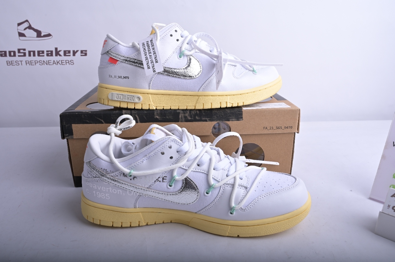 Nike Dunk Low Off-White Lot 1  DM1602-127