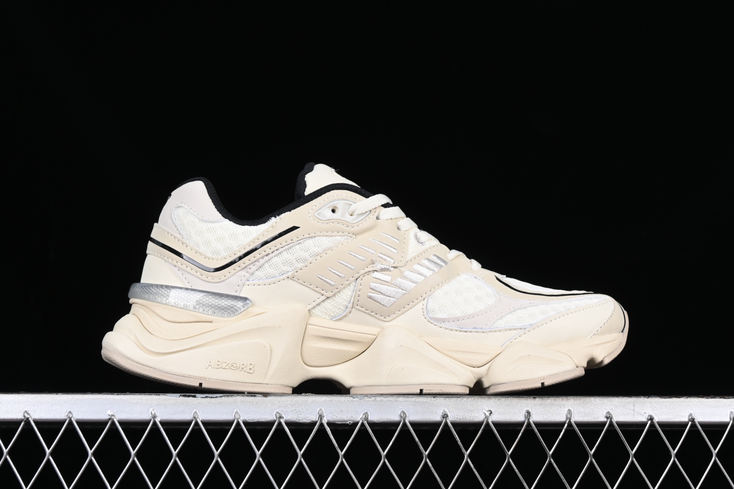 New Bal*nce 9060 Turtledove Black Silver Metallic U9060DUA