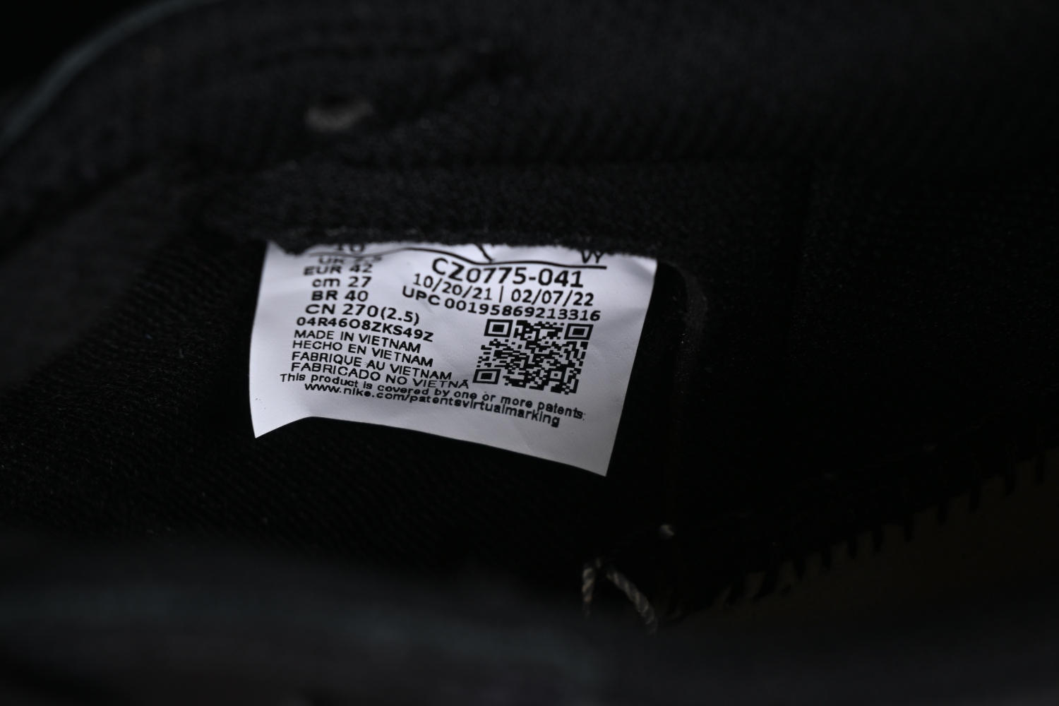 Jordan 1 Retro Low OG Mystic Navy CZ0775-041