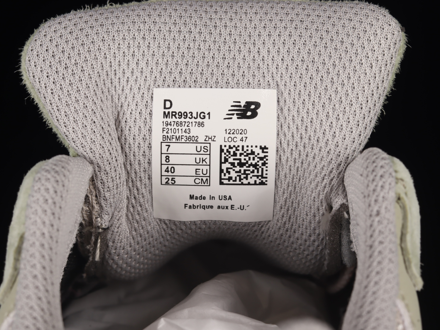 New Bal*nce 993 Joe Freshgoods Performance Art Sage MR993JG1