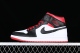 Jordan 1 Mid Gym Red Black Toe DQ8426-106