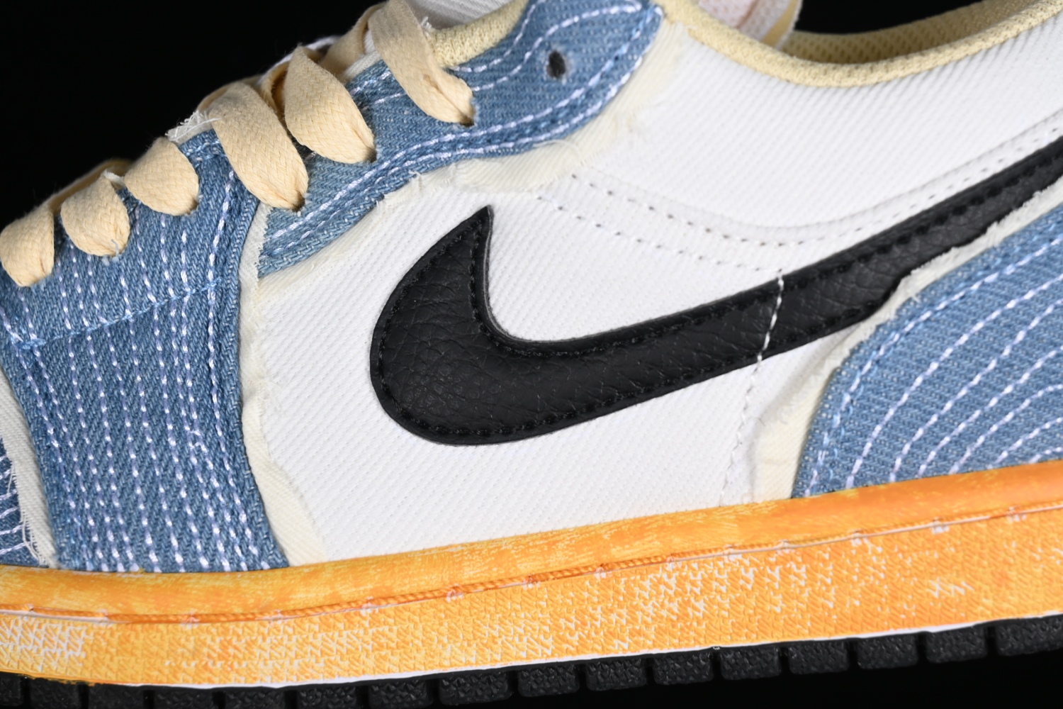 Jordan 1 Low SE WRMK Sashiko Denim FN7670-493