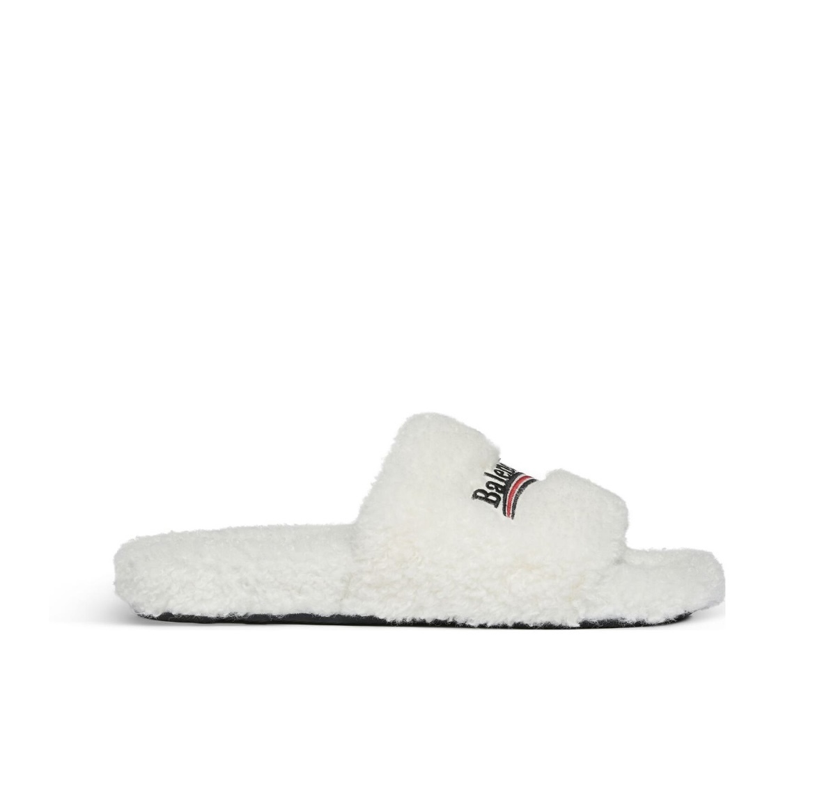 Balenci*ga Furry Slide White (Women
