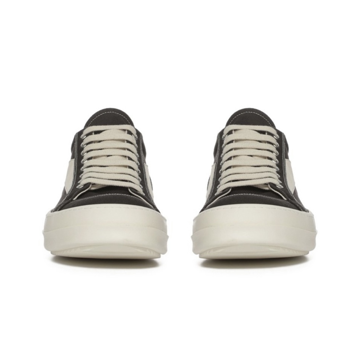 Rick Owens DRKSHDW EDFU Vintage Sneakers Taupe Grey DU01C6803DKLVS