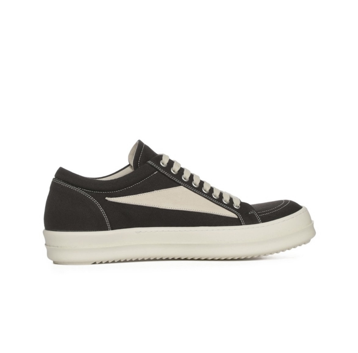 Rick Owens DRKSHDW EDFU Vintage Sneakers Taupe Grey DU01C6803DKLVS