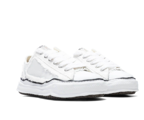 Maison Mihara Yasuhiro Peterson OG Sole Canvas Low White A01FW702