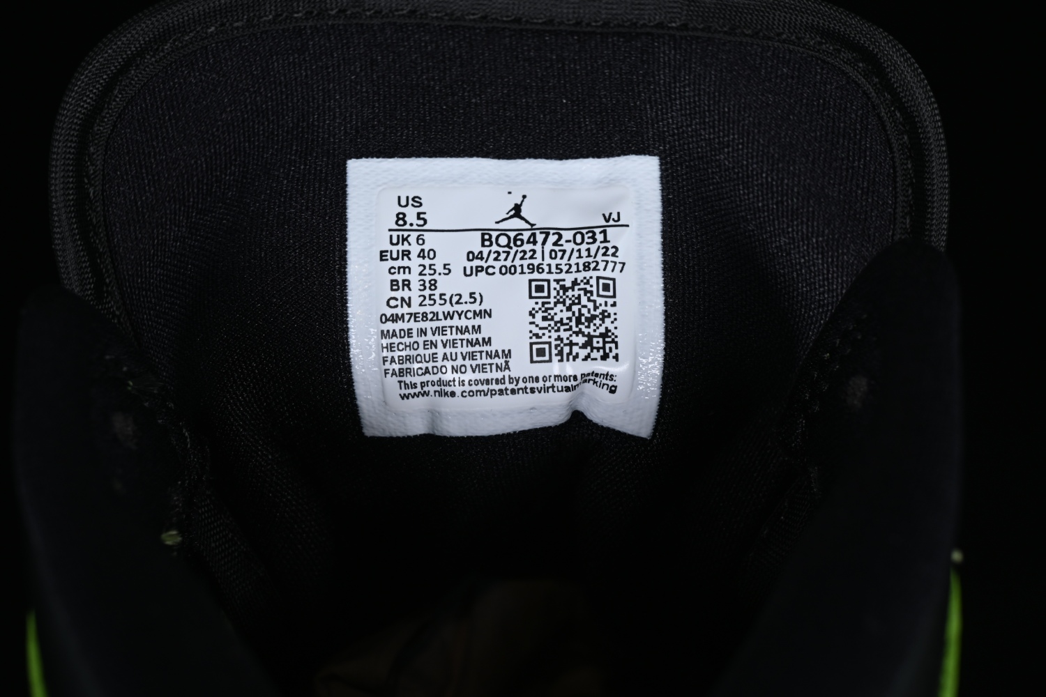 Jordan 1 Mid Altitude Green BQ6472-031