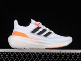 adidas Ultra Boost Light White Black Solar Red HQ6351