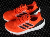 adidas Ultra Boost Light Solar Red Black White HQ6341