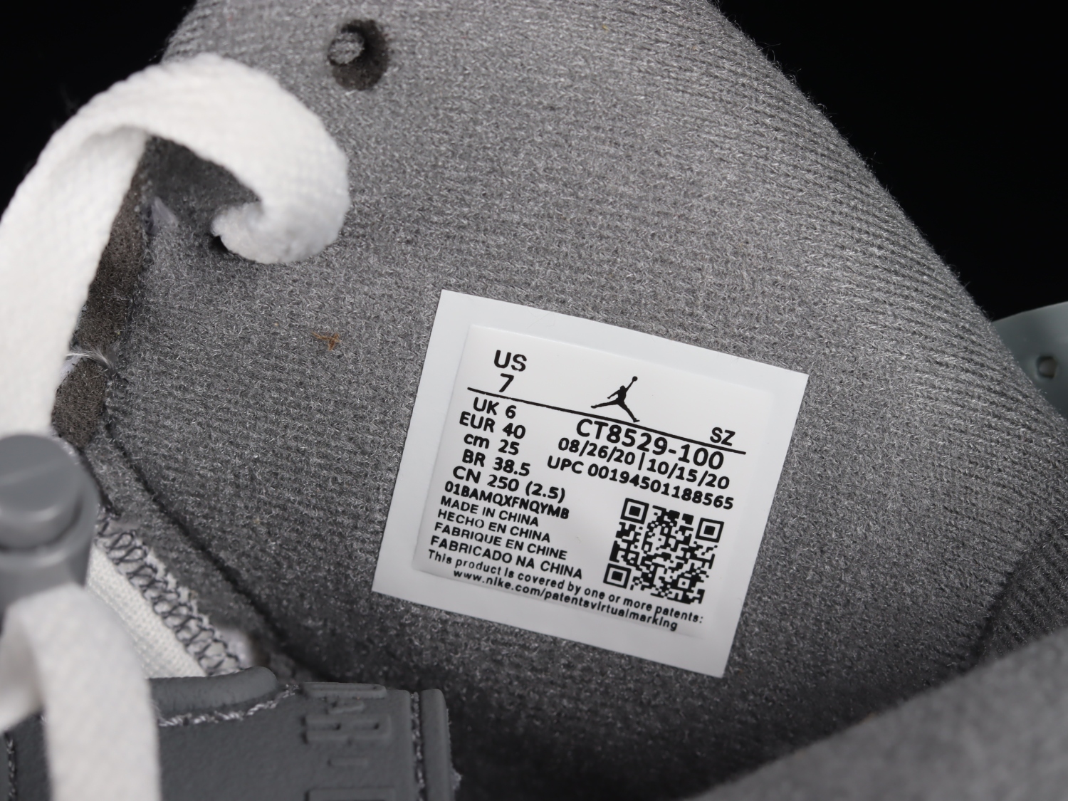 Jordan 6 Retro Cool Grey CT8529-100