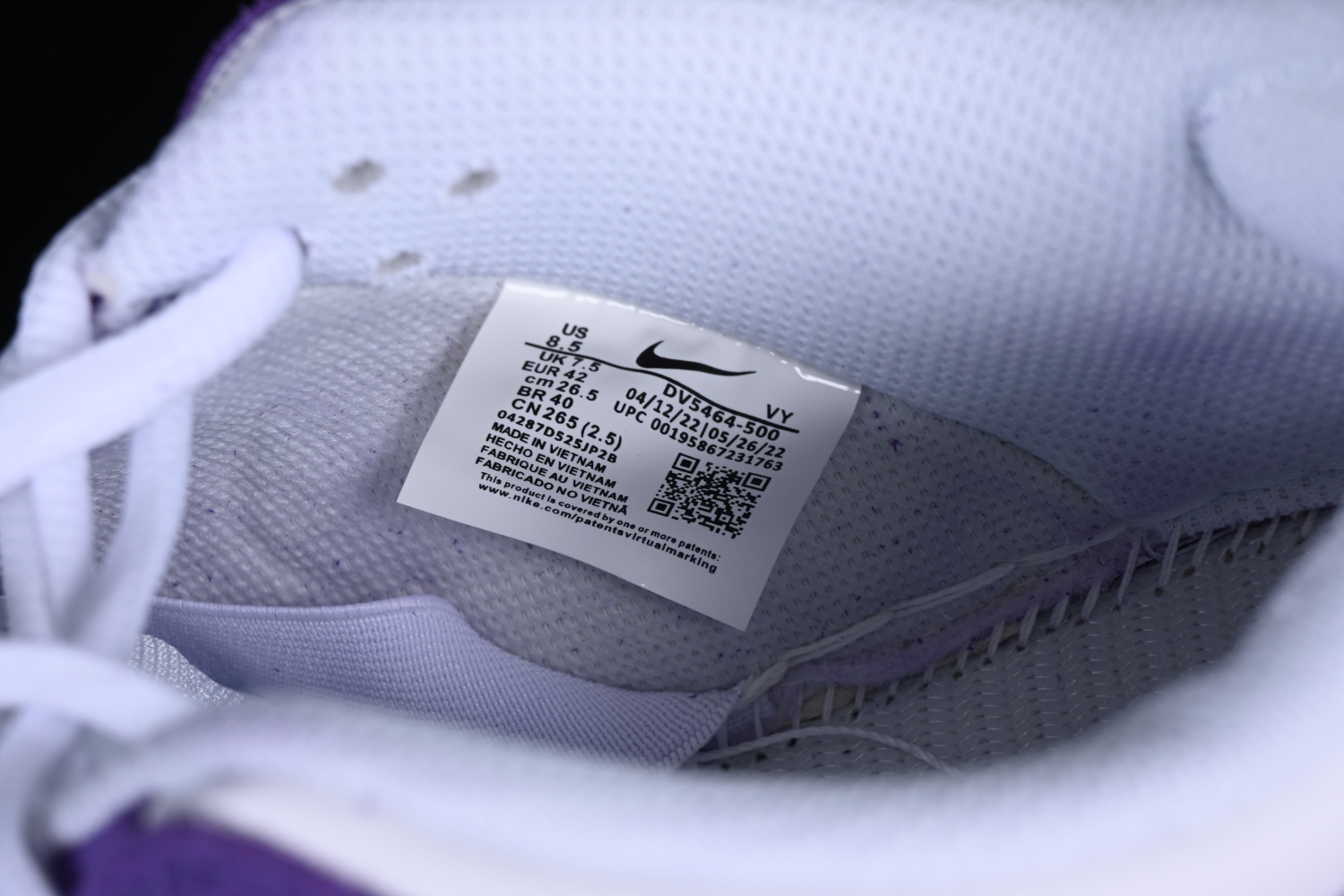 Nike SB Dunk Low Pro ISO Orange Label Court Purple DV5464-500