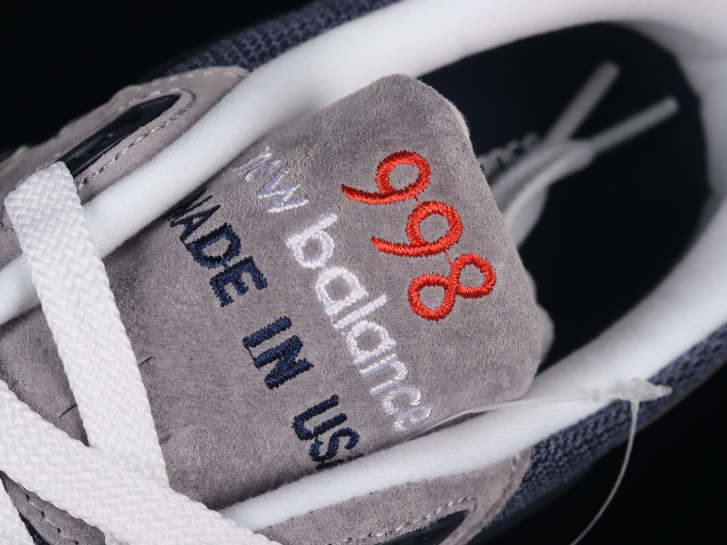 New Bal*nce 998 Grey Navy Red M998GNR