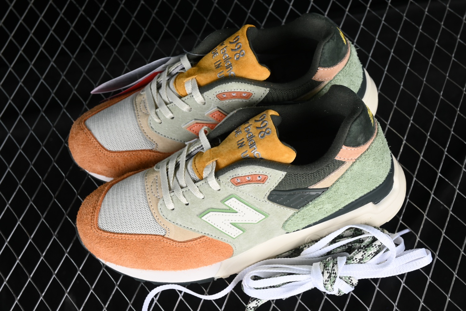 New Bal*nce 998 Ronnie Fieg & Frank Lloyd Wright Foundation Broadacre City Aloe Wash  U998KT1