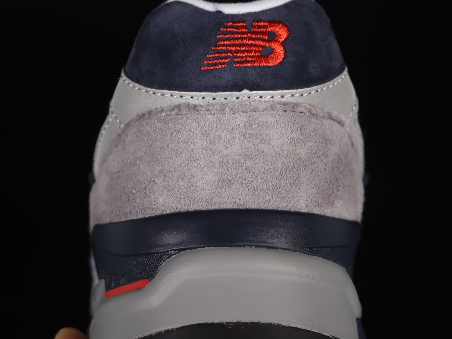 New Bal*nce 998 Grey Navy Red M998GNR