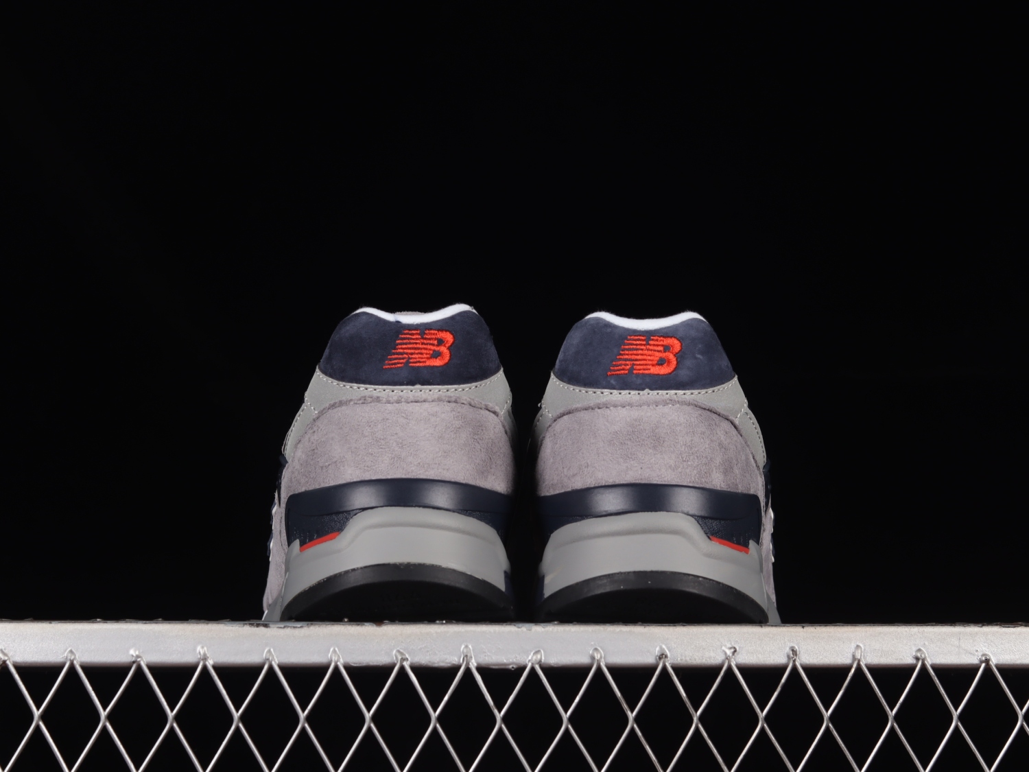 New Bal*nce 998 Grey Navy Red M998GNR