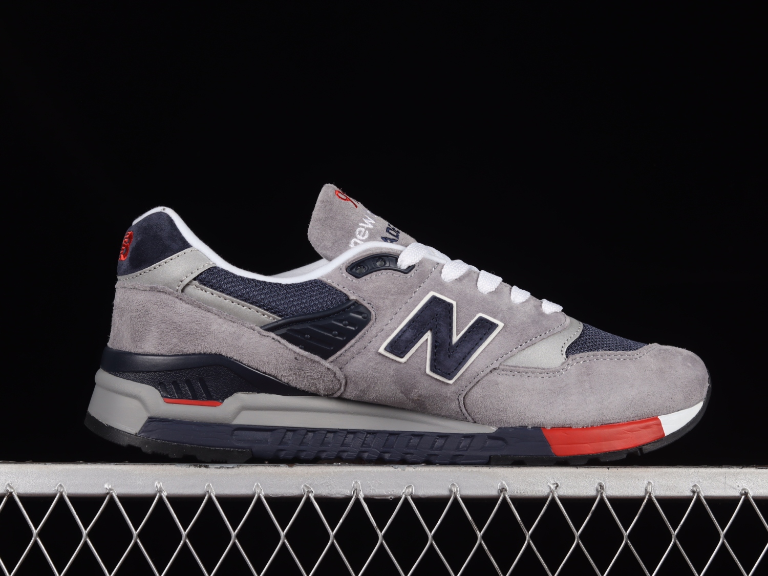 New Bal*nce 998 Grey Navy Red M998GNR