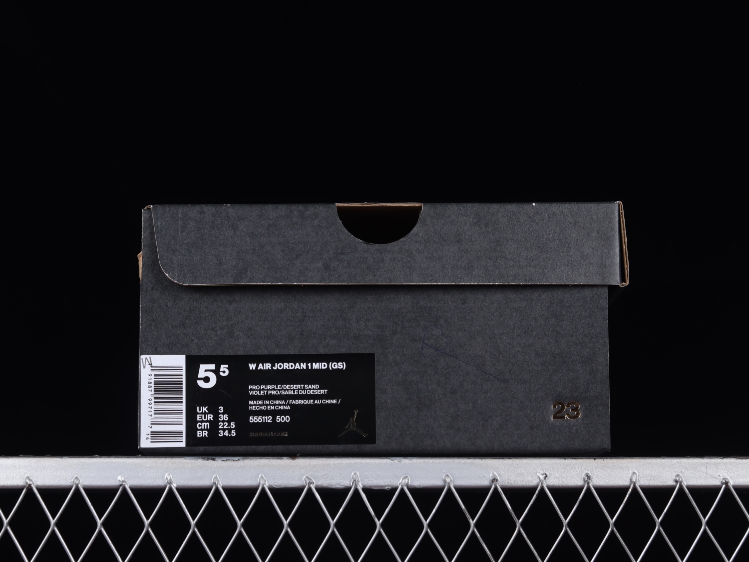 Jordan 1 Mid Pro Purple Desert Sand  555112-500