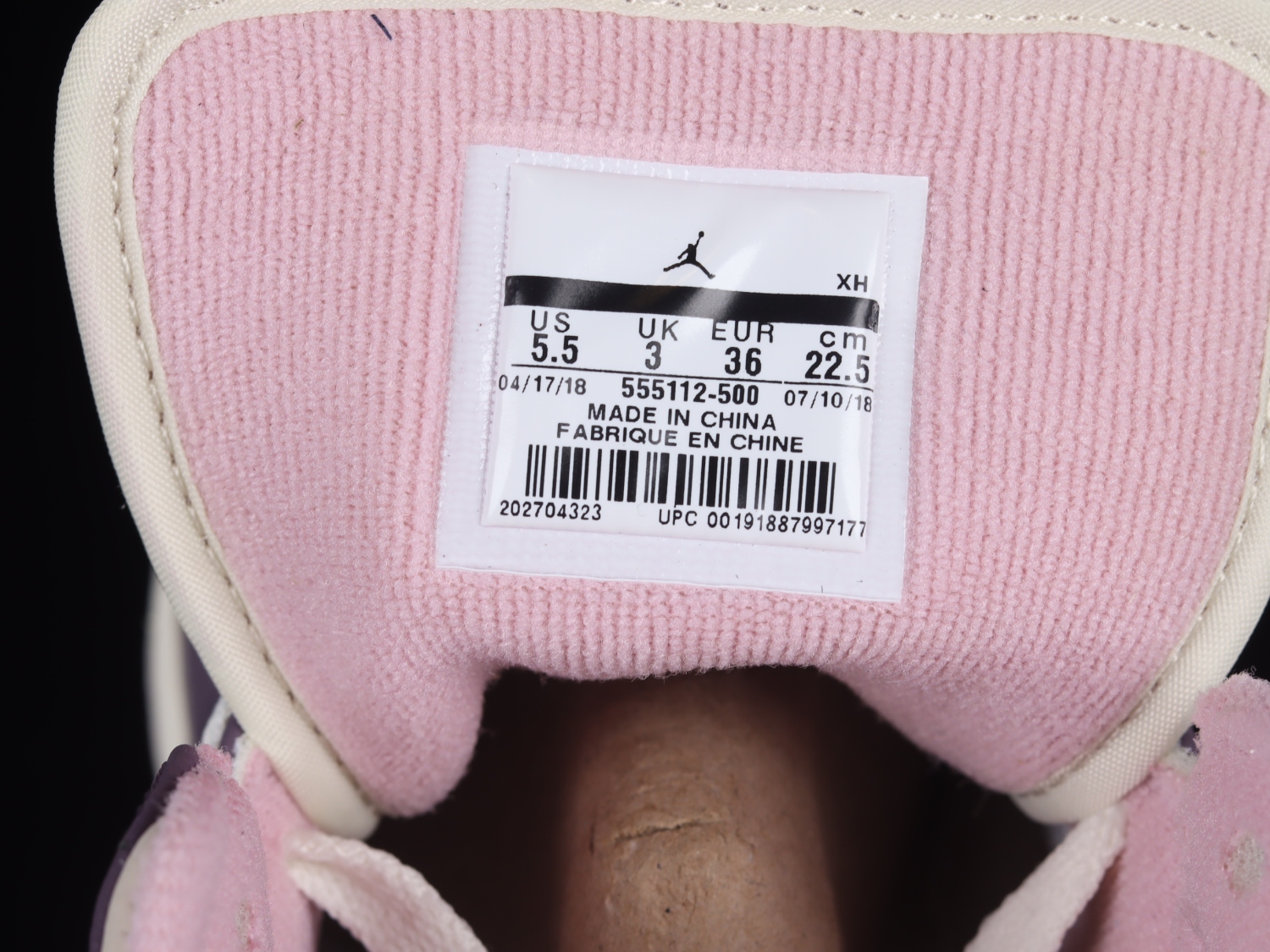 Jordan 1 Mid Pro Purple Desert Sand  555112-500