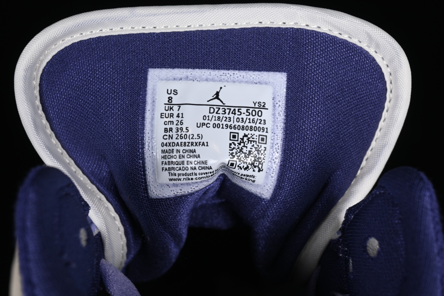 Jordan 1 Mid SE Chenille Sky J Light Purple DZ3745-500
