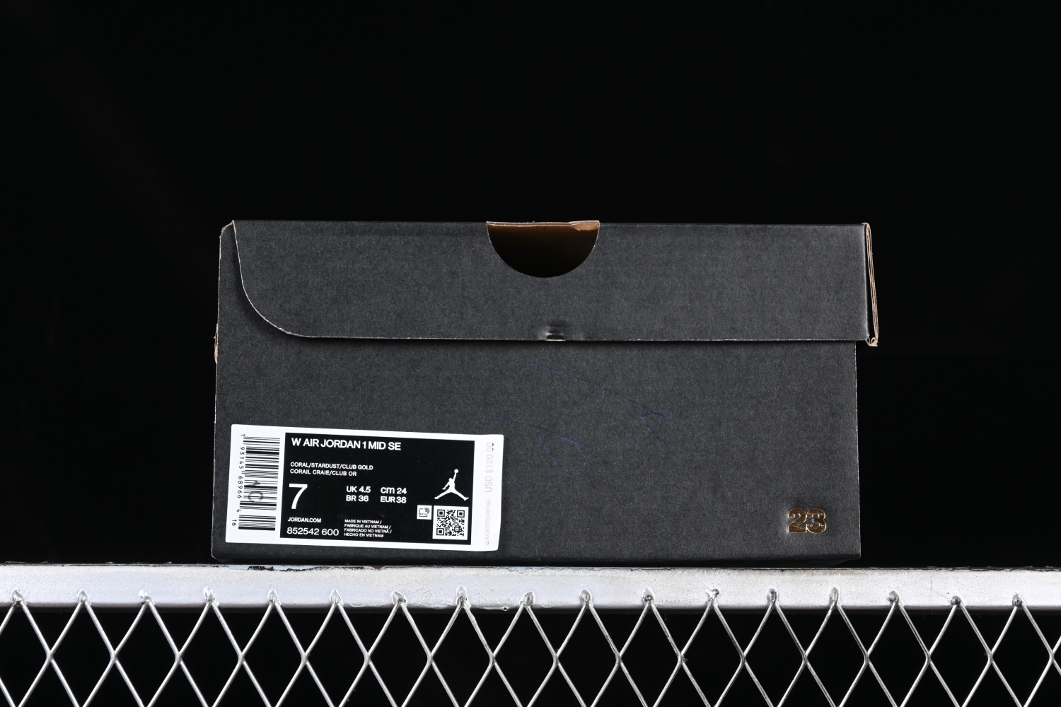 Jordan 1 Mid Coral Gold 852542-600