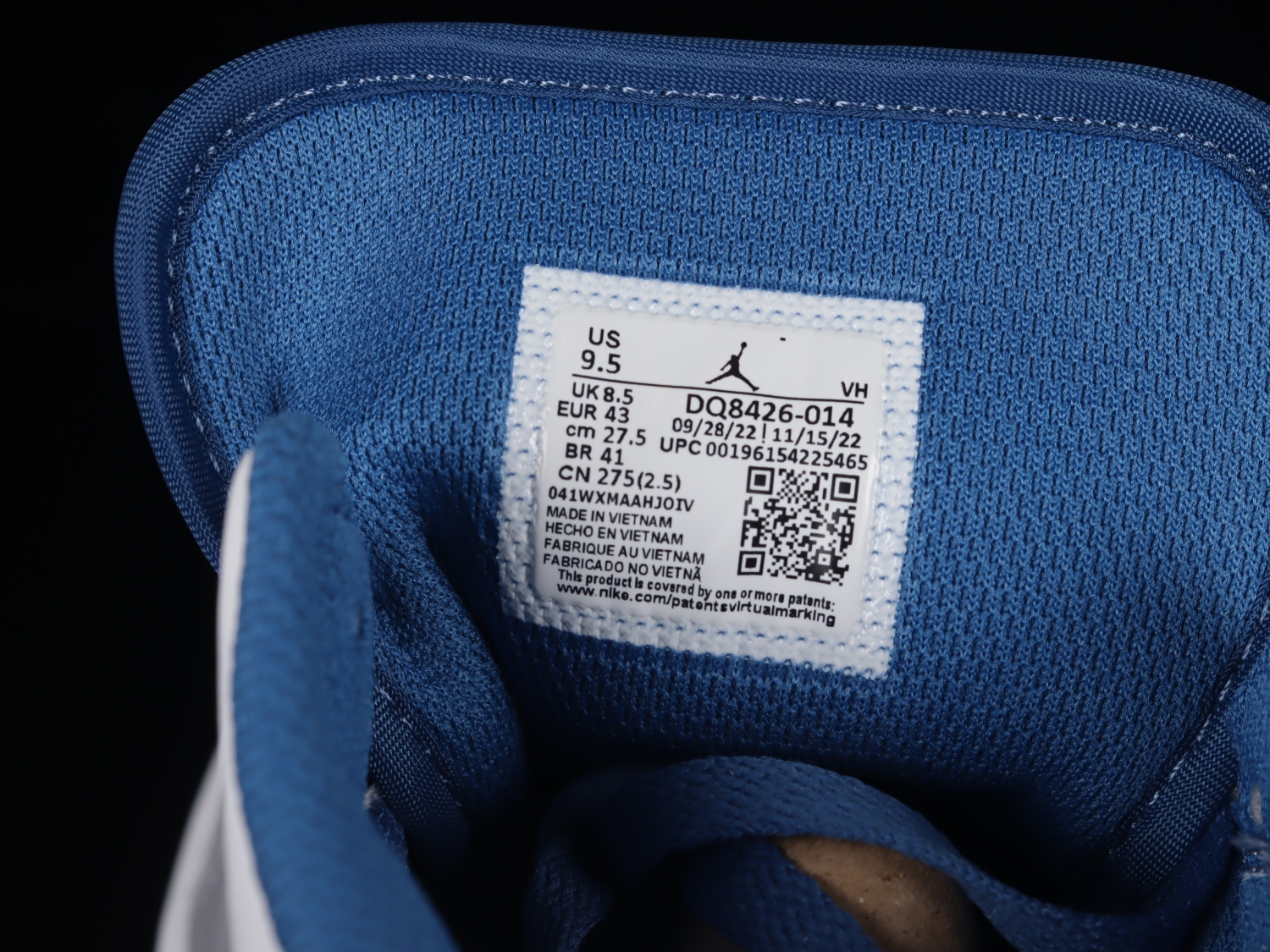 Jordan 1 Mid True Blue DQ8426-014