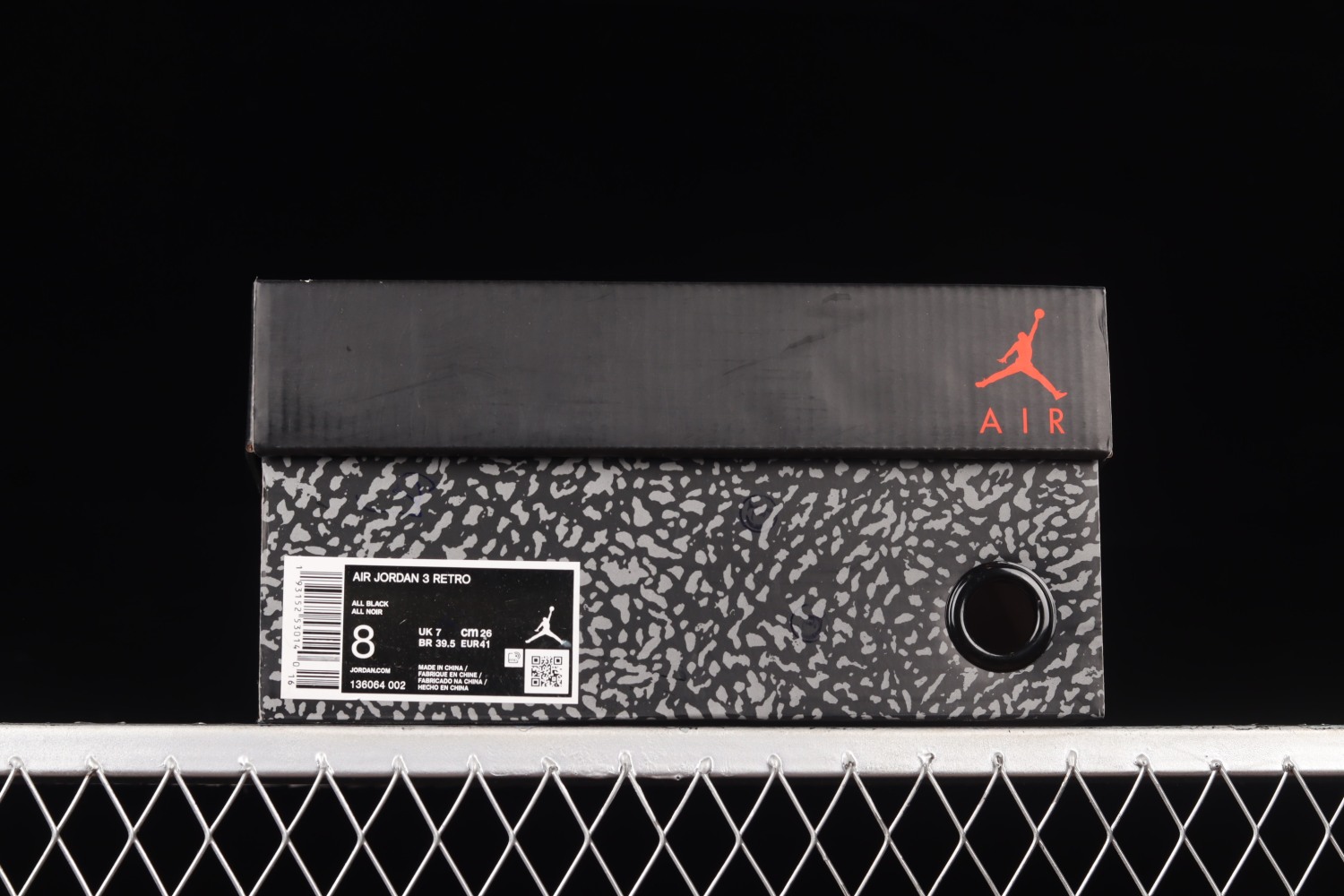 Jordan 3 Retro Black Cat 136064-002