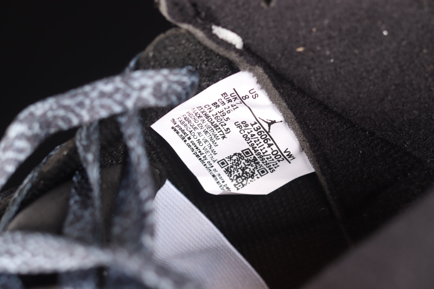 Jordan 3 Retro Black Cat 136064-002
