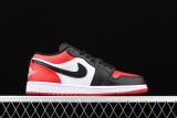 Jordan 1 Low Bred Toe 553558-612