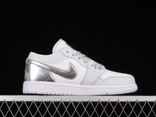 Jordan 1 Low SE Tear Away Silver  DX6070-101