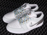 Jordan 1 Low SE Tear Away Silver  DX6070-101