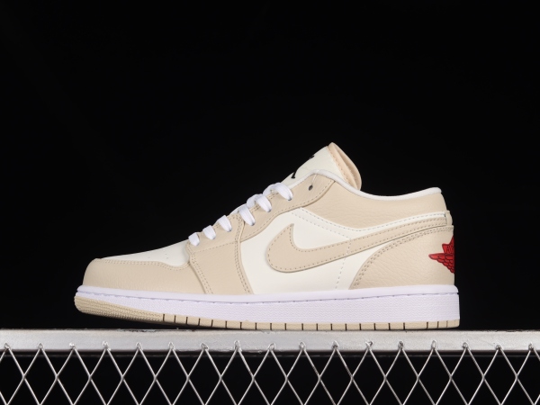 Jordan 1 Low SE Sail Rattan University Red FB7168-121