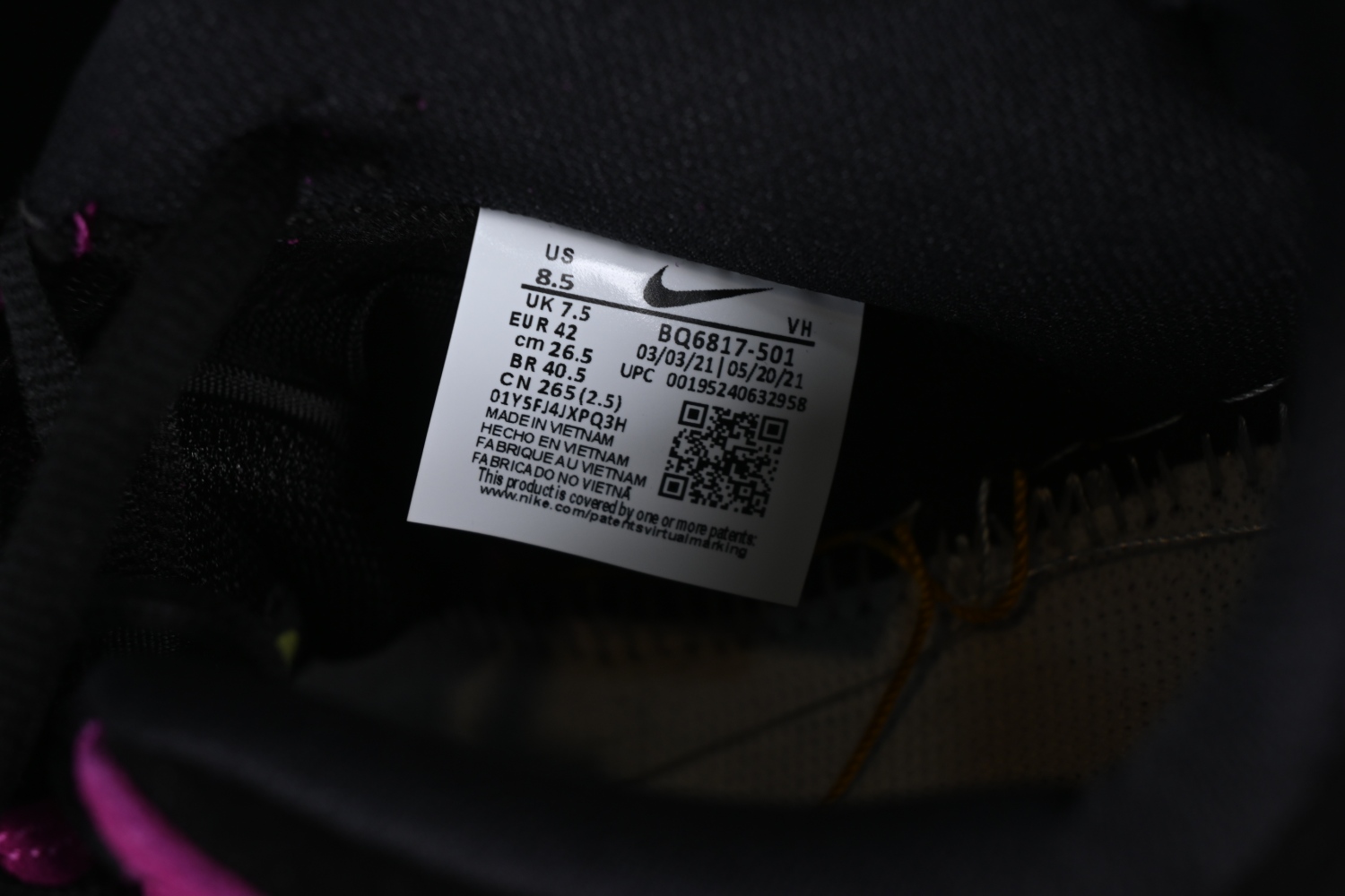Nike SB Dunk Low Pro ACG Terra Red Plum BQ6817-501