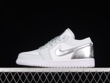 Jordan 1 Low SE Tear Away Silver  DX6070-101
