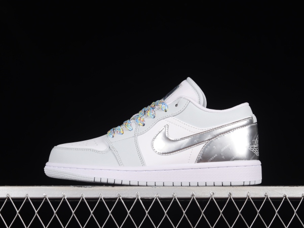 Jordan 1 Low SE Tear Away Silver  DX6070-101