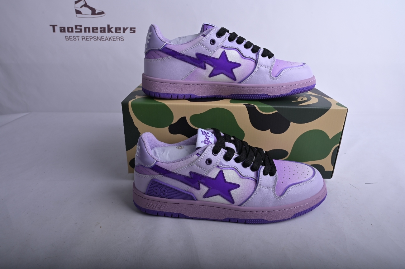 A Bathing Ape Bape SK8 Sta Purple 1130191003 PURPLE