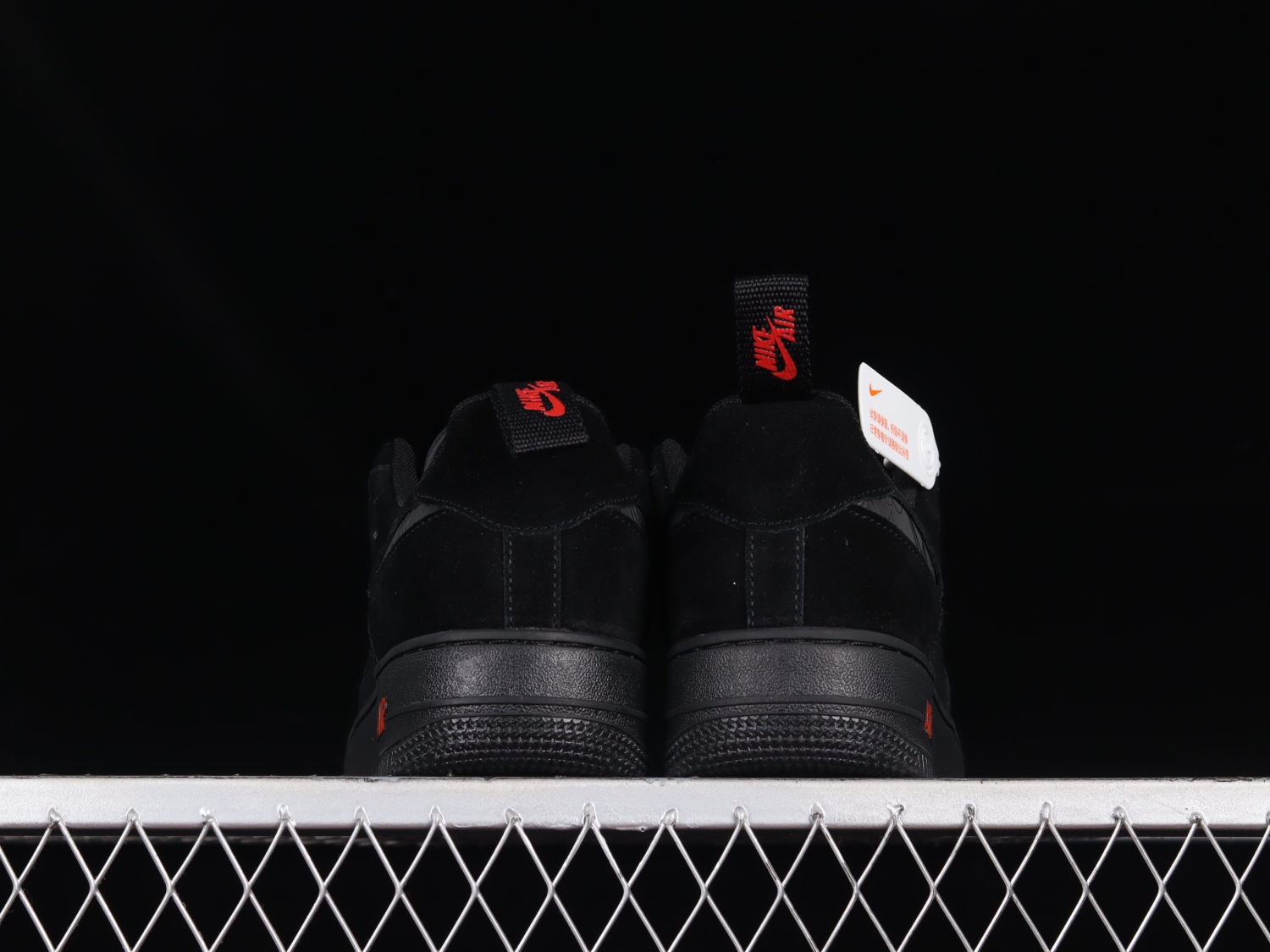 Nike Air Force 1 Low Multi-Swoosh Black Crimson DZ4514-001
