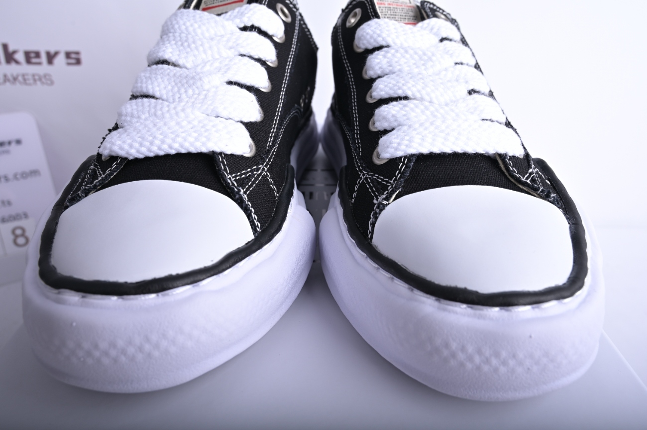 Mihara Yasuhiro Hank OG Sole Canvas Low Black A01FW702